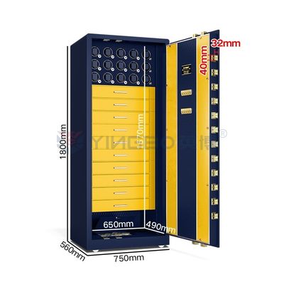 H1800mm doppio allarme gioielli intelligenti orologio girante cassaforte acciaio massiccio