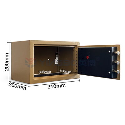 Piccola cassaforte elettronica digitale per la casa con tastiera a cifre complete a due tasti
