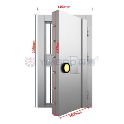 Porta di cassaforte anti-furto per banche Home Office Sicurezza per incendio Porta di cassaforte H2250* W1450mm