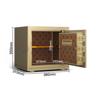 Cassaforte di lucchetto per impronte digitali in acciaio massiccio OEM colore H350mm
