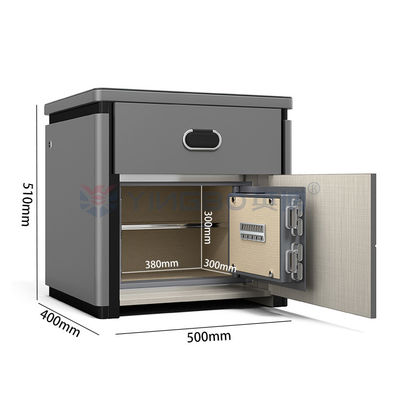 Ricarica wireless Tavolo notturno Smart Safe Box per la sicurezza domestica