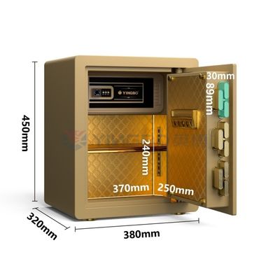 Alarme a doppio avvertimento cassaforte anti-furto H450mm ((oro)