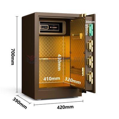 2CU FT Smart Fingerprint Safe Box Doppio allarme per la sicurezza YB/RS-70