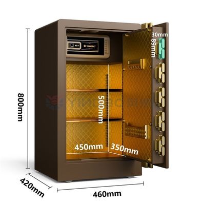 Blocco impronte digitali Smart Luxury Safe Box personalizzato per la sicurezza domestica YB/RS-80