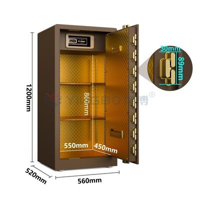 Cassaforte a chiusura per impronte digitali biometriche per la sicurezza domestica YB/RS-120 Cassaforte per il caffè