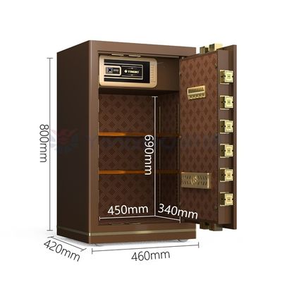 Cassaforte intelligente a doppio allarme per la sicurezza degli uffici H800mm YB/N7-80