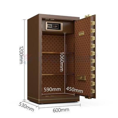 95 kg di doppio allarme, cassaforte per ufficio, serratura per impronte digitali YB/N7-120