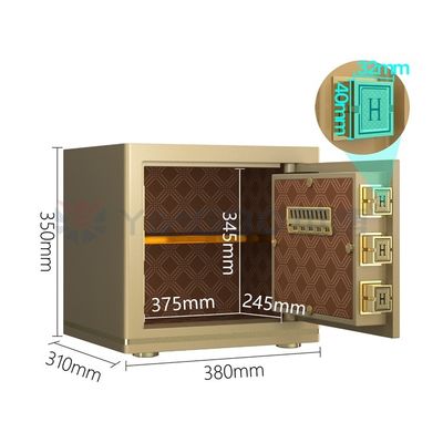 Serratura elettronica Cassaforte per ufficio di lusso bulloni brevettati H350mm