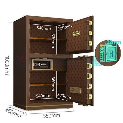 Cassaforte per ufficio elettronico di lusso in acciaio massello per la sicurezza YB/N7-100D
