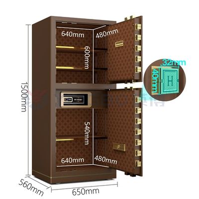 120 kg di cerniere brevettati doppio allarme cassaforte chiusura elettronica YB/N7-150D