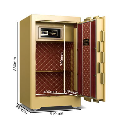 5.5 Cu Ft Doppia allarme cassaforte bancario di sicurezza 126±2kg 4 Open Ways Smart Safe Box YB/ZY-80