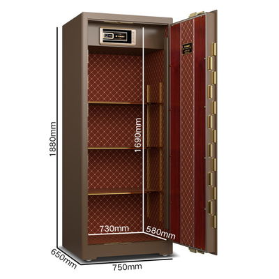 OEM Solid Steel Smart Safe Box Blocco impronte digitali per la sicurezza YB/ZY-180