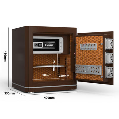 35 kg Cassaforte anti-furto cassaforte cassaforte cassaforte per impronte digitali YB/N6-45