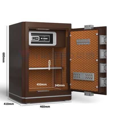 2.5 Cu Ft Blocco biometrico delle impronte digitali Casa Cassaforte Anti-furto YB/N6-68