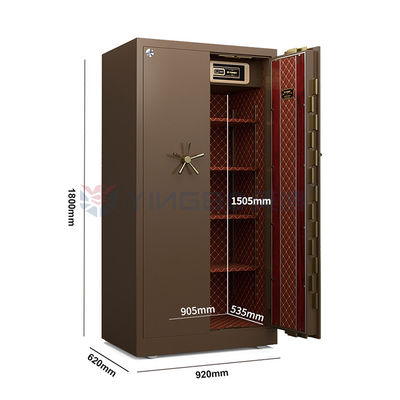 Doppia allarme solido porta armadio di sicurezza in acciaio mobile H1800mm per la sicurezza