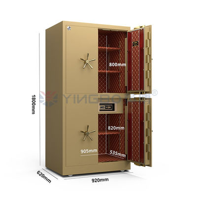 Chiusura impronte digitali Cassaforte pesante Cassaforte porta per la sicurezza Quattro porte