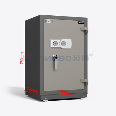 Double Keys Lock Fire Resistant Safe Box Safety Box For Documents Money Jewelry H780mm