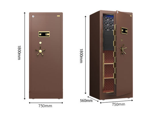 Gioielli in acciaio massello Orologio a ventola Gioielli cassaforte grande per la casa