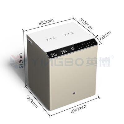 Tavola a letto impermeabile Cassaforte Serratura elettronica Risoluzione di sicurezza per i beni personali e documenti importanti