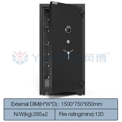 Oltre 5 cu ft Rating ignifugio 30-120 min Cassaforte ignifugia Cassaforte resistente