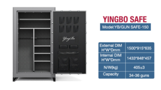 Cassetta di sicurezza per armi Armadietto di sicurezza per armi ad alta sicurezza Armadietto per riporre armi Casseforti per armi pesanti