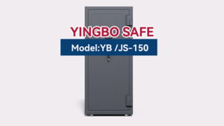 bullone solido Armadietto per gioielli grigio a copertura totale